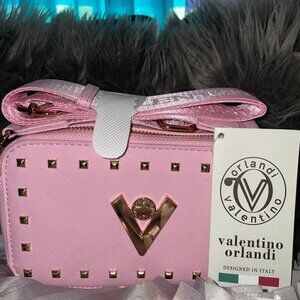 PINK VALENTINO ORLANDI CAMERA CROSSBODY BAG